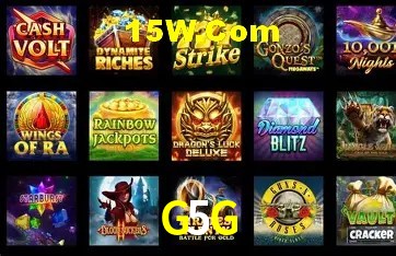 Tela de boas-vindas e lobby de jogos do aplicativo G5G
